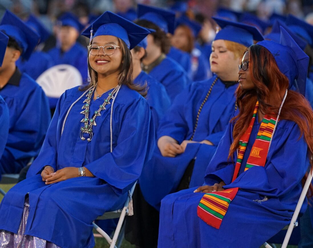 Catalina grads listen during the ceremony